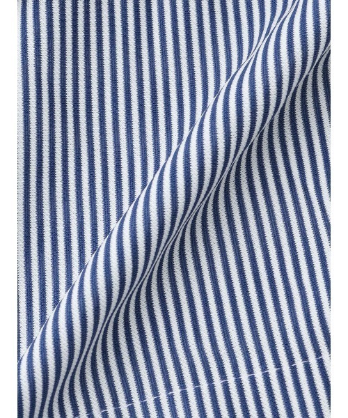 Perfect Suit FActory（パーフェクトスーツファクトリー）の「【完全ノーアイロン】半袖アイシャツ【ECOi-shirt】アイスライブ　サックス（ビジネスシャツ・メンズ・サックスブルー/ネイビー・S/3L/LL/L/M）」の8枚目の写真