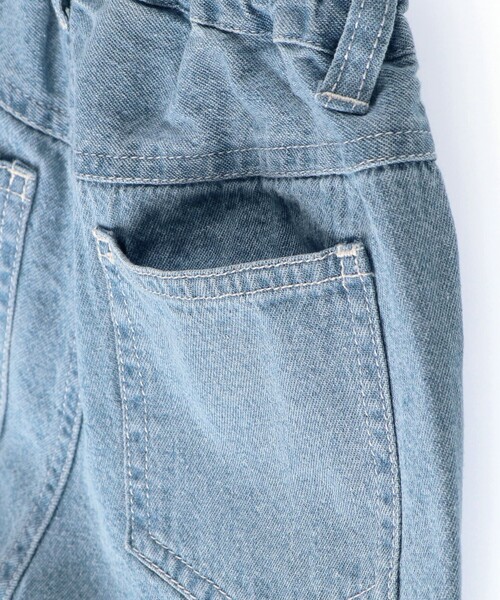 BRANSHES（ブランシェス）の「デニムショートパンツ（デニムパンツ・キッズ・サックスブルー/ブルー・110/140/130/90/150/100/120）」の4枚目の写真