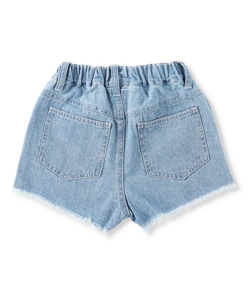 BRANSHES（ブランシェス）の「デニムショートパンツ（デニムパンツ・キッズ・サックスブルー/ブルー・110/140/130/90/150/100/120）」の12枚目の写真