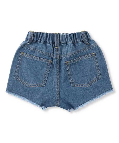 BRANSHES（ブランシェス）の「デニムショートパンツ（デニムパンツ・キッズ・サックスブルー/ブルー・110/140/130/90/150/100/120）」の13枚目の写真