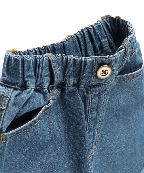 BRANSHES（ブランシェス）の「デニムショートパンツ（デニムパンツ・キッズ・サックスブルー/ブルー・110/140/130/90/150/100/120）」の10枚目の写真