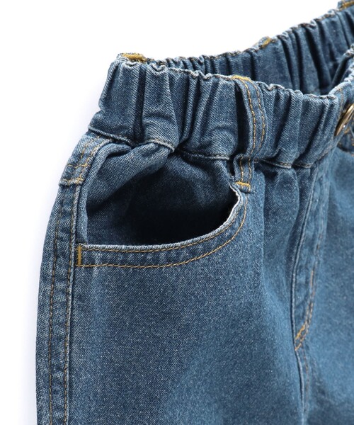 BRANSHES（ブランシェス）の「デニムショートパンツ（デニムパンツ・キッズ・サックスブルー/ブルー・110/140/130/90/150/100/120）」の19枚目の写真