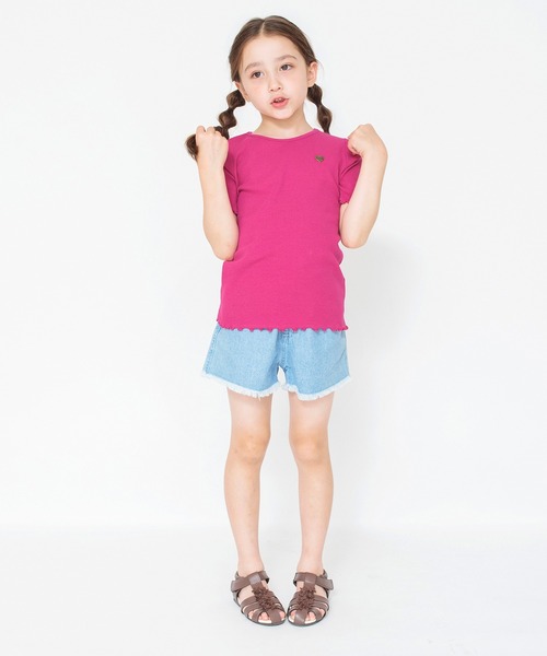 BRANSHES（ブランシェス）の「デニムショートパンツ（デニムパンツ・キッズ・サックスブルー/ブルー・110/140/130/90/150/100/120）」の14枚目の写真