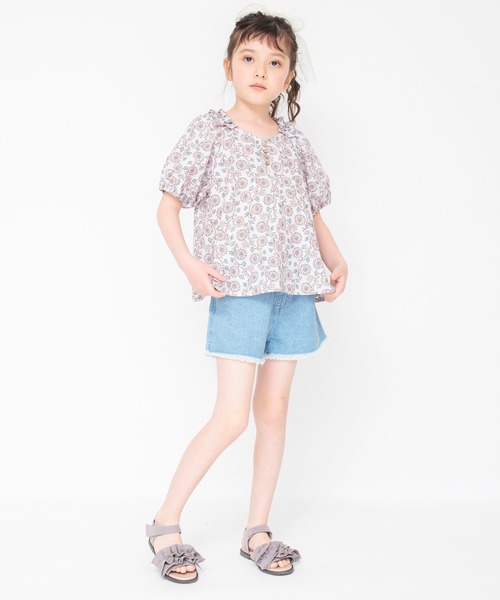 BRANSHES（ブランシェス）の「デニムショートパンツ（デニムパンツ・キッズ・サックスブルー/ブルー・110/140/130/90/150/100/120）」の11枚目の写真