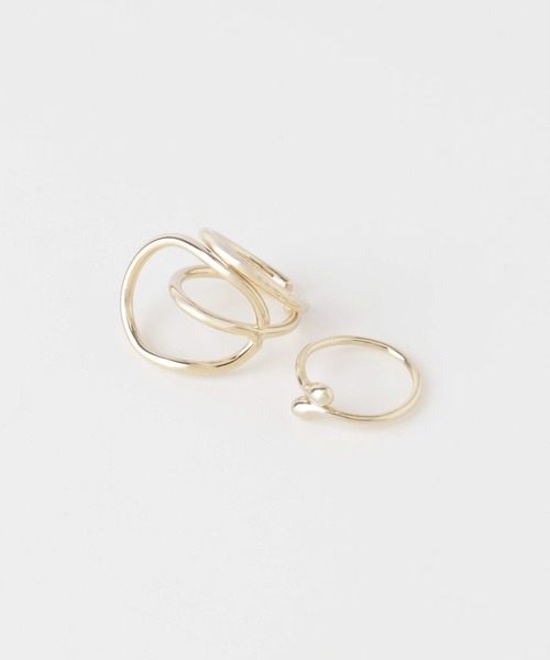 SMELLY（スメリー）の「2セットリング（リング・レディース・ゴールド・-）」の2枚目の写真