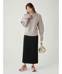 【emmi atelier】ecoジャージIラインスカート