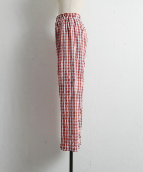 &. NOSTALGIA(アンドドットノスタルジア)の「【ZOZO限定】ギンガムチェックパンツ(その他パンツ・レディース・グリーン/レッド・FREE)」の18枚目の写真