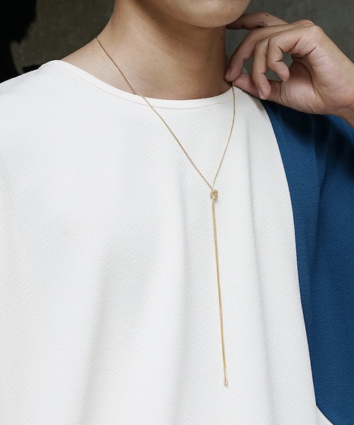 MinoriTY(マイノリティ)の「【MinoriTY】タイニーループタイネックレス メンズ ウィメンズ ユニセックス アクセサリー(ネックレス・メンズ・シルバー/ゴールド・FREE)」の6枚目の写真