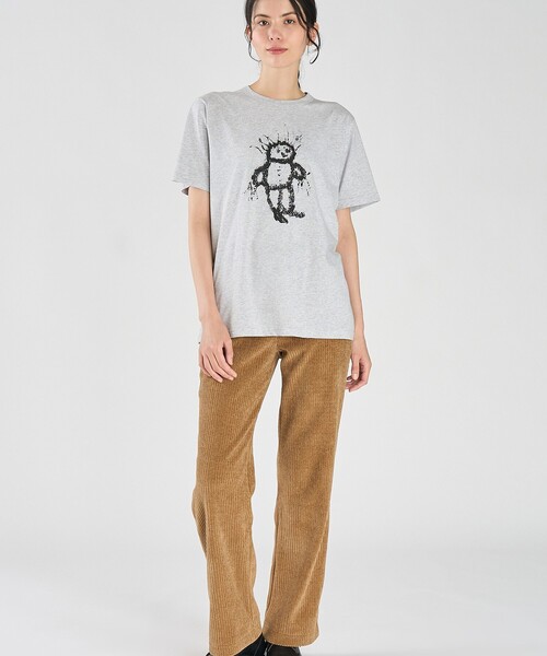 agnes b.(アニエスベー)の「コットン プリント 半袖 アーティスト Tシャツ "Harmony Korine"(Tシャツ/カットソー・レディース・グレー系その他・MEDIUM/LARGE/SMALL/X-LARGE)」の7枚目の写真