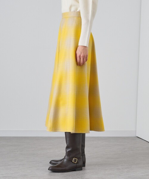 ANAYI（アナイ）の「オンブレーチェックフレア スカート（スカート