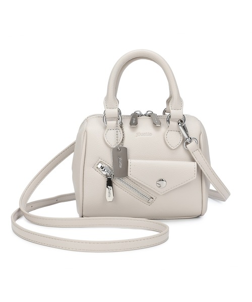 jouetie（ジュエティ）の「【jouetie/ジュエティ】ライダース　マイクロミニボストンバッグ　ミニショルダーバッグ（ボストンバッグ・レディース・アイボリー/ダークブラウン/ブラック/シルバー/Wine/ワインレッド・FREE）」の19枚目の写真