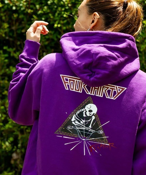 430(フォーサーティ)の「mpa3240- TF FEW TOUR P-O PARKA パーカー(パーカー・メンズ・ブラック/ホワイト/ケリー/ネイビー/パープル/グレー・3/0/1/2)」の6枚目の写真