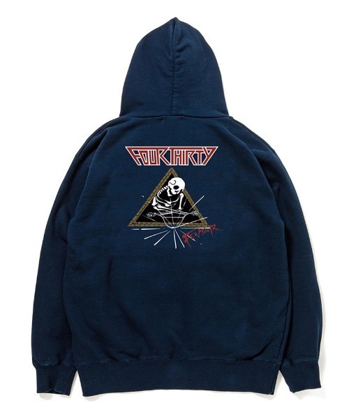 430(フォーサーティ)の「mpa3240- TF FEW TOUR P-O PARKA パーカー(パーカー・メンズ・ブラック/ホワイト/ケリー/ネイビー/パープル/グレー・3/0/1/2)」の5枚目の写真