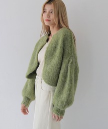 【CLEIO】シャギーニットカーディガン