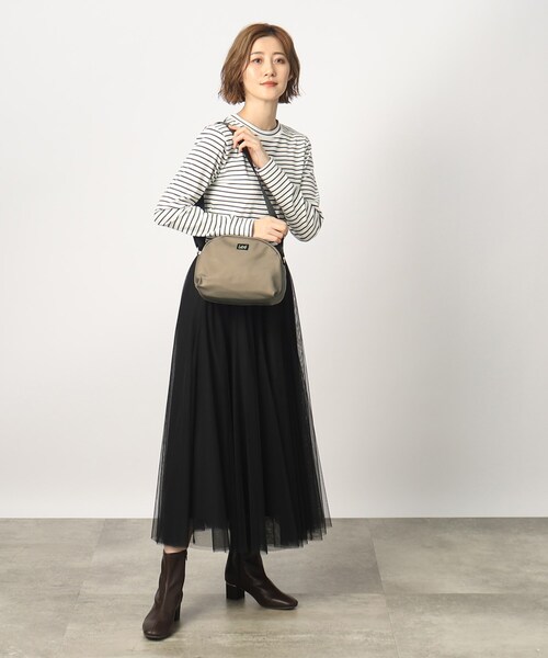 Lee（リー）の「◆【Lee別注】サークルボディーショルダー（ショルダーバッグ・レディース・ブラック/レオパード/グレー/アイボリー系1・00）」の8枚目の写真