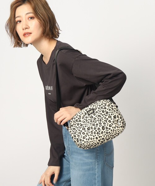 Lee（リー）の「◆【Lee別注】サークルボディーショルダー（ショルダーバッグ・レディース・ブラック/レオパード/グレー/アイボリー系1・00）」の16枚目の写真