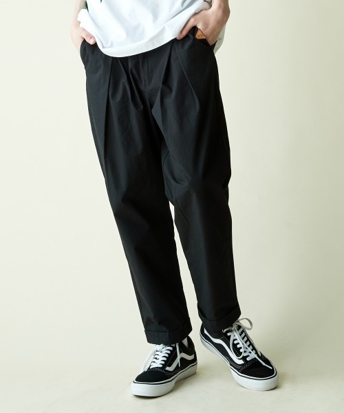 rehacer(レアセル)の「rehacer : Over Tuck Easy Pants / オーバータックイージーパンツ(チノパンツ・メンズ・ベージュ/スミクロ・SMALL/MEDIUM/LARGE)」の11枚目の写真
