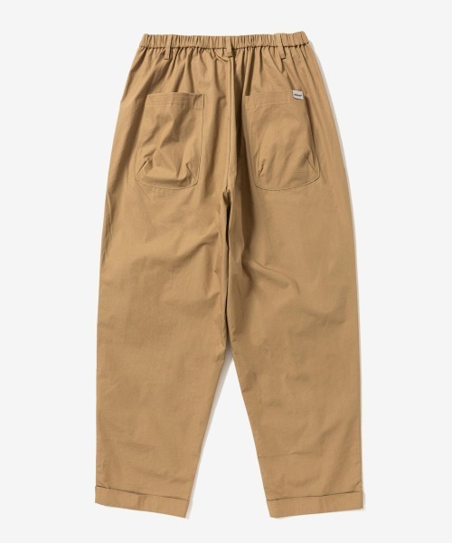 rehacer(レアセル)の「rehacer : Over Tuck Easy Pants / オーバータックイージーパンツ(チノパンツ・メンズ・ベージュ/スミクロ・SMALL/MEDIUM/LARGE)」の20枚目の写真