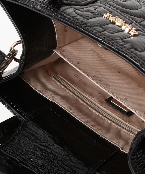 Guess(ゲス)の「SILVANA 2 Compartmnt Mini Tote(トートバッグ・レディース・ブラック・ONE SIZE)」の4枚目の写真