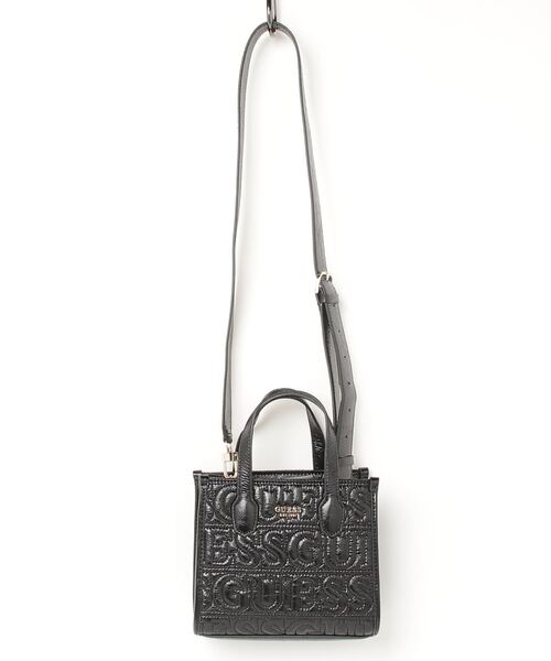 Guess(ゲス)の「SILVANA 2 Compartmnt Mini Tote(トートバッグ・レディース・ブラック・ONE SIZE)」の5枚目の写真