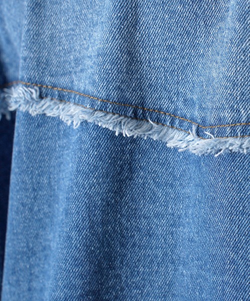 G.O.C（ジーオーシー）の「カットオフ ウエスタン オーバー デニムシャツ JKT（デニムジャケット・メンズ・ブラック/ブルー・MEDIUM/LARGE）」の19枚目の写真