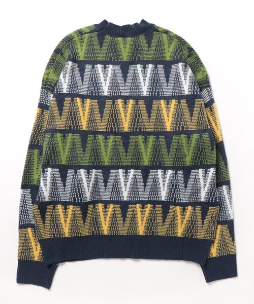 coca(coca)(コカ)の「メンズジオメパターン柄ニットトレーナー(ニット/セーター・メンズ・A/B・M/L)」の3枚目の写真