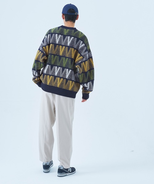 coca(coca)(コカ)の「メンズジオメパターン柄ニットトレーナー(ニット/セーター・メンズ・A/B・M/L)」の10枚目の写真