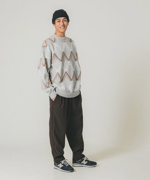 coca(coca)(コカ)の「メンズジオメパターン柄ニットトレーナー(ニット/セーター・メンズ・A/B・M/L)」の7枚目の写真