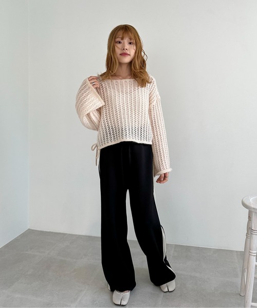 EPIMI E'PIMMY(エピミエピミー)の「サイドライントラックパンツ(その他パンツ・レディース・ネイビー/ブラック・MEDIUM)」の10枚目の写真