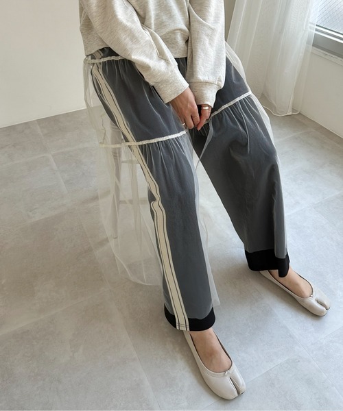 EPIMI E'PIMMY(エピミエピミー)の「サイドライントラックパンツ(その他パンツ・レディース・ネイビー/ブラック・MEDIUM)」の15枚目の写真