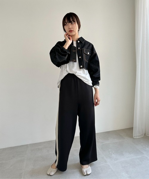 EPIMI E'PIMMY(エピミエピミー)の「サイドライントラックパンツ(その他パンツ・レディース・ネイビー/ブラック・MEDIUM)」の18枚目の写真