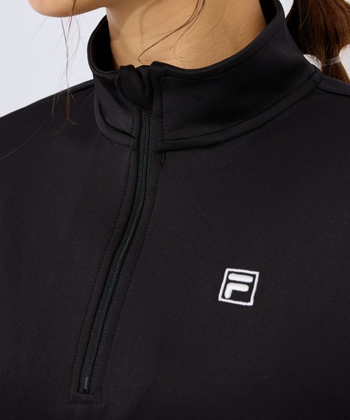 FILA GOLF(フィラゴルフ )の「【FILA GOLF:フィラゴルフ】レディースハーフジップワンピース ゴルフ(ワンピース・レディース・杢グレー/ブラック・X-LARGE/MEDIUM/LARGE)」の6枚目の写真