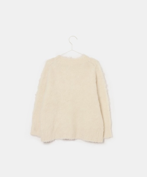 ROPE' PICNIC(ロペピクニック)の「【KIDS】リンクコーデ/シャギーVニットカーディガン(カーディガン/ボレロ・キッズ・キナリ/グリーン系その他・120/150/140/130/110)」の5枚目の写真