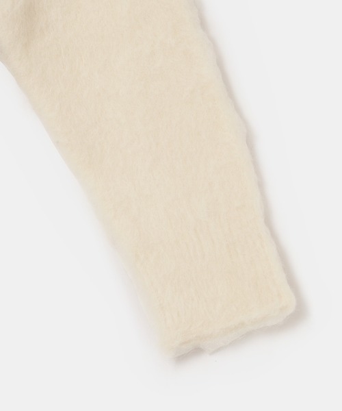 ROPE' PICNIC(ロペピクニック)の「【KIDS】リンクコーデ/シャギーVニットカーディガン(カーディガン/ボレロ・キッズ・キナリ/グリーン系その他・120/150/140/130/110)」の7枚目の写真