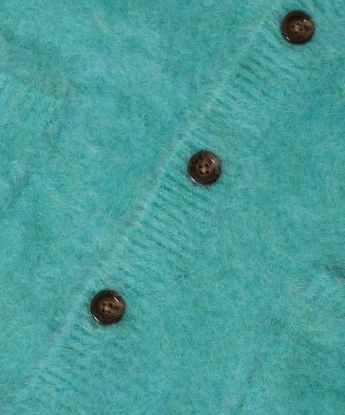 ROPE' PICNIC(ロペピクニック)の「【KIDS】リンクコーデ/シャギーVニットカーディガン(カーディガン/ボレロ・キッズ・キナリ/グリーン系その他・120/150/140/130/110)」の11枚目の写真