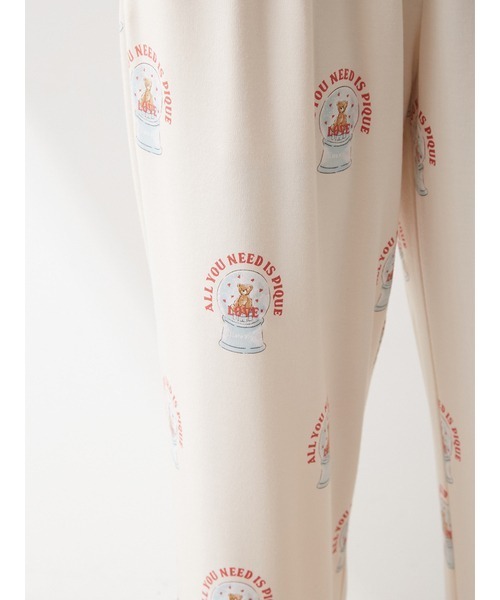 【sachi☆断捨離中☆】ジェラートピケ スノードームベア パジャマ gelato pique（ジェラートピケ）の「【HOLIDAY】スノードームベア柄