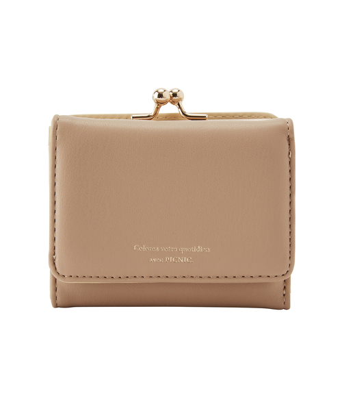 ROPE' PICNIC（ロペピクニック）の「新色追加/がま口三つ折りウォレット（財布・レディース・ラベンダー/ゴールド/ブラック/ベージュ/イエロー系その他2/ピンク/シルバー・FREE）」の9枚目の写真