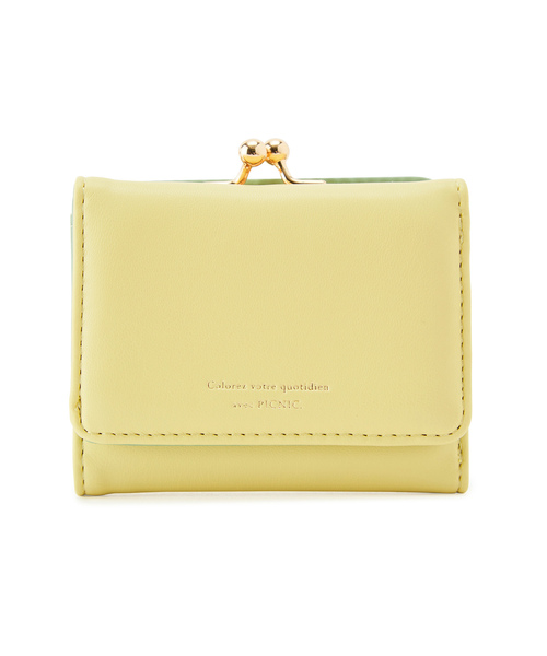 ROPE' PICNIC（ロペピクニック）の「新色追加/がま口三つ折りウォレット（財布・レディース・ラベンダー/ゴールド/ブラック/ベージュ/イエロー系その他2/ピンク/シルバー・FREE）」の11枚目の写真