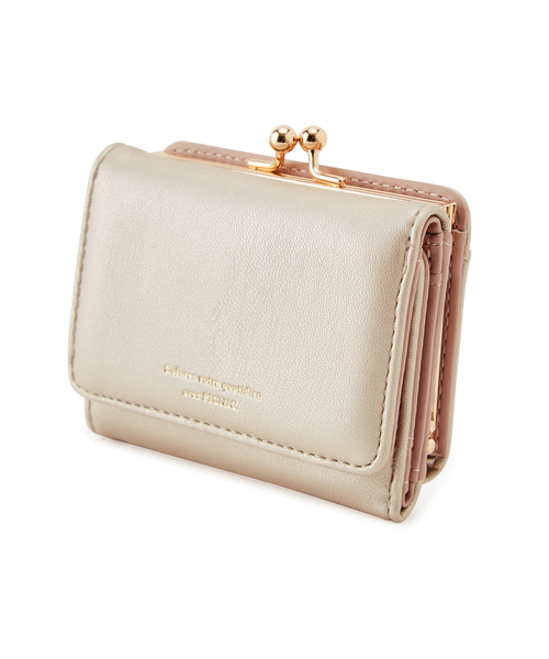 ROPE' PICNIC（ロペピクニック）の「新色追加/がま口三つ折りウォレット（財布・レディース・ラベンダー/ゴールド/ブラック/ベージュ/イエロー系その他2/ピンク/シルバー・FREE）」の13枚目の写真