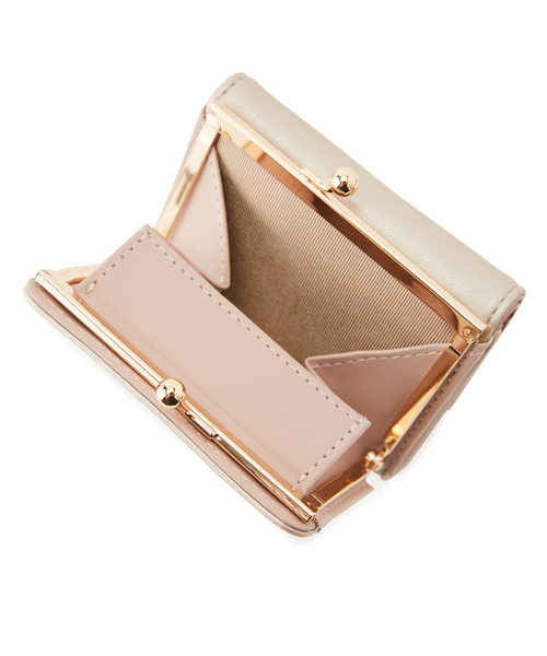 ROPE' PICNIC（ロペピクニック）の「新色追加/がま口三つ折りウォレット（財布・レディース・ラベンダー/ゴールド/ブラック/ベージュ/イエロー系その他2/ピンク/シルバー・FREE）」の19枚目の写真