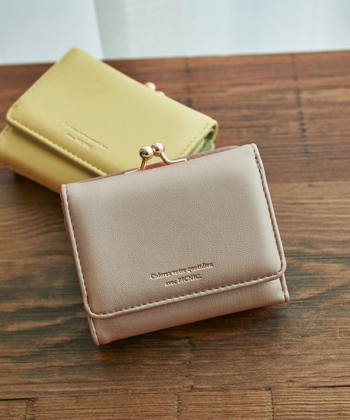 ROPE' PICNIC（ロペピクニック）の「新色追加/がま口三つ折りウォレット（財布・レディース・ラベンダー/ゴールド/ブラック/ベージュ/イエロー系その他2/ピンク/シルバー・FREE）」の7枚目の写真