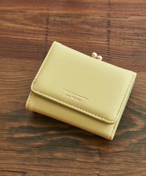 ROPE' PICNIC（ロペピクニック）の「新色追加/がま口三つ折りウォレット（財布・レディース・ラベンダー/ゴールド/ブラック/ベージュ/イエロー系その他2/ピンク/シルバー・FREE）」の5枚目の写真