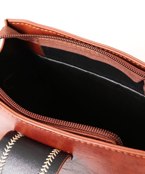 Burner（バーナー）の「【OKUOKU Recommend Select】ワイドショルダーベルト　スクエアショルダーバッグ　oku-bag-693660726183-15 Y（ショルダーバッグ・レディース・ブラック/ブラウン/ダークブラウン/ワイン・FREE）」の7枚目の写真