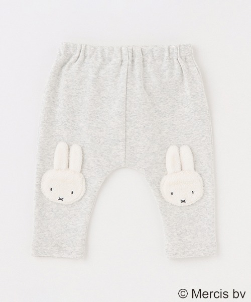 petit main（プティマイン）の「【miffy】パッチパンツ（その他パンツ・キッズ・モカ/チャコール/キナリ・70cm/80ｃｍ）」の2枚目の写真