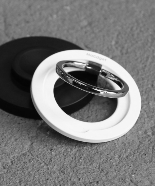 MaGdget(マジェット)の「〈MaGdget/マジェット〉MaGdget Ring/リング(スマホグッズ・メンズ・ホワイト/グレー/イエロー/ブラック・ONE SIZE)」の1枚目の写真