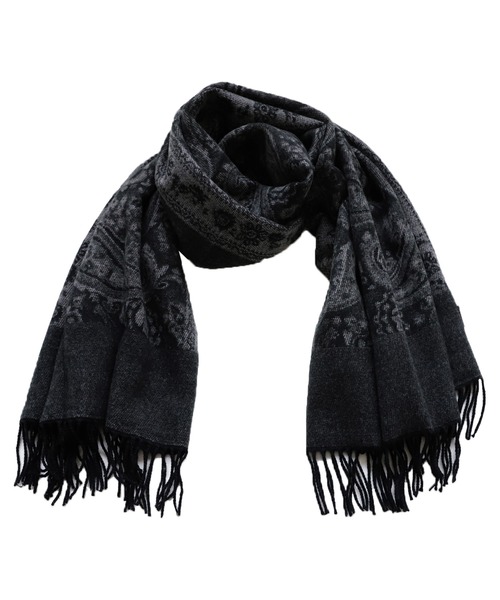 Rude Gallery ペイズリー柄ストール ブラック 楽天市場】マフラー レディース ストール ペイズリー柄 柄 フリンジ