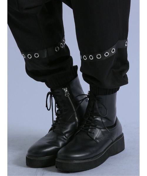 semantic design（セマンティックデザイン）の「セマンティックデザイン×PSYCHONATION スカート脱着 サルエルパンツ（その他パンツ・メンズ・ブラック/レッド/ホワイト×ブラック・LARGE/MEDIUM）」の11枚目の写真