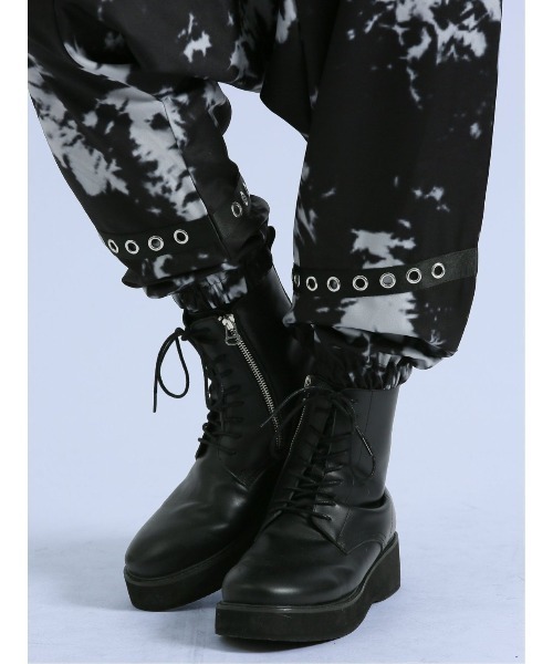 semantic design（セマンティックデザイン）の「セマンティックデザイン×PSYCHONATION スカート脱着 サルエルパンツ（その他パンツ・メンズ・ブラック/レッド/ホワイト×ブラック・LARGE/MEDIUM）」の21枚目の写真