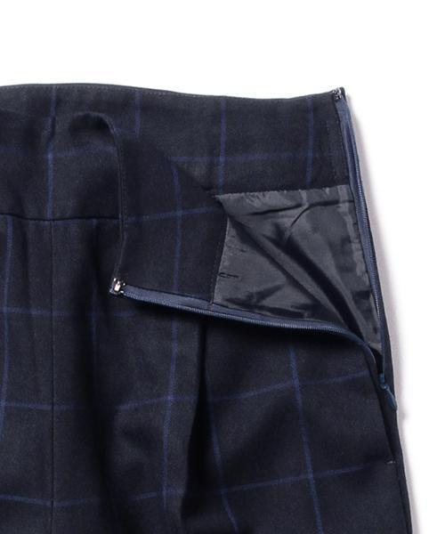 Ray BEAMS（レイビームス）の「Ray BEAMS / ウィンドペン ワイド パンツ（その他パンツ・レディース・グレー/ネイビー・1/0）」の5枚目の写真