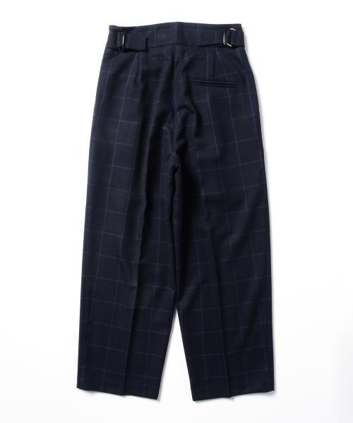 Ray BEAMS（レイビームス）の「Ray BEAMS / ウィンドペン ワイド パンツ（その他パンツ・レディース・グレー/ネイビー・1/0）」の8枚目の写真